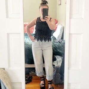 Black Lace Top